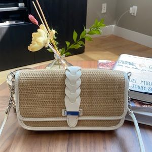 Cole Haan Crossbody Straw Bag
